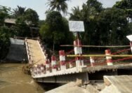 Jembatan Rumpin Ambruk, Wabup Bogor Gerak Cepat Tinjau Lokasi
