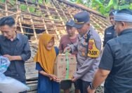 Rumah Panggung Ambruk di Cibalong, Polisi Sigap Lakukan Evakuasi dan Beri Bantuan