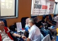 Wujud Kepedulian, Polsek Malangbong Gelar Donor Darah