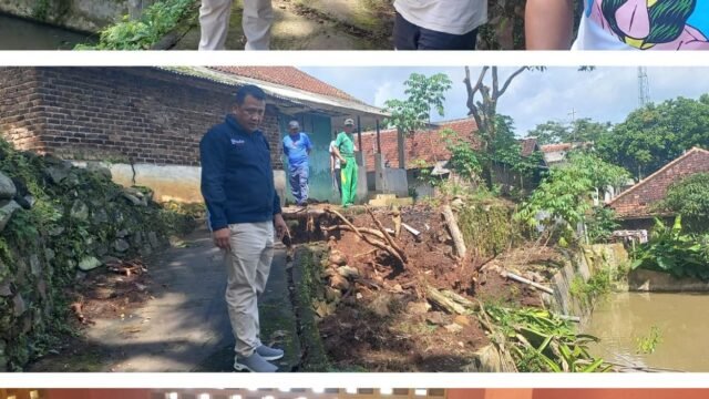 Anggota DPRD Garut Asep Rahmat Tinjau Longsor di Kampung Bebedahan, Siap Perjuangkan Perbaikan Jalan ke Pemakaman