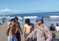 Satpolairud Polres Garut Intensifkan Patroli dan Himbauan di Pantai Karang Papak Selama Long Weekend