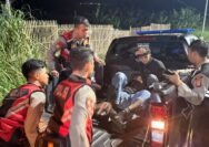 Patroli Sat Samapta Polres Garut Gerak Cepat Evakuasi Korban Penganiayaan Usai Konvoi Nobar Persib