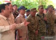 Prabowo minta jenderal TNI nyanyi untuk warga Miangas